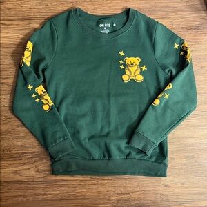 Forest Green Bear Hoodie